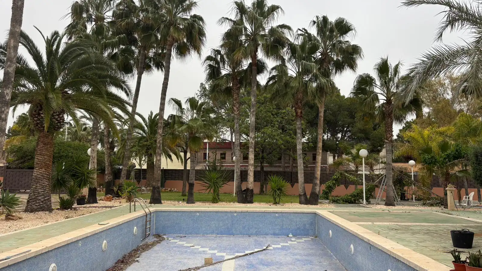 Piscina de Casa o xalet en venda en Elche / Elx amb Jardí privat, Terrassa i Piscina