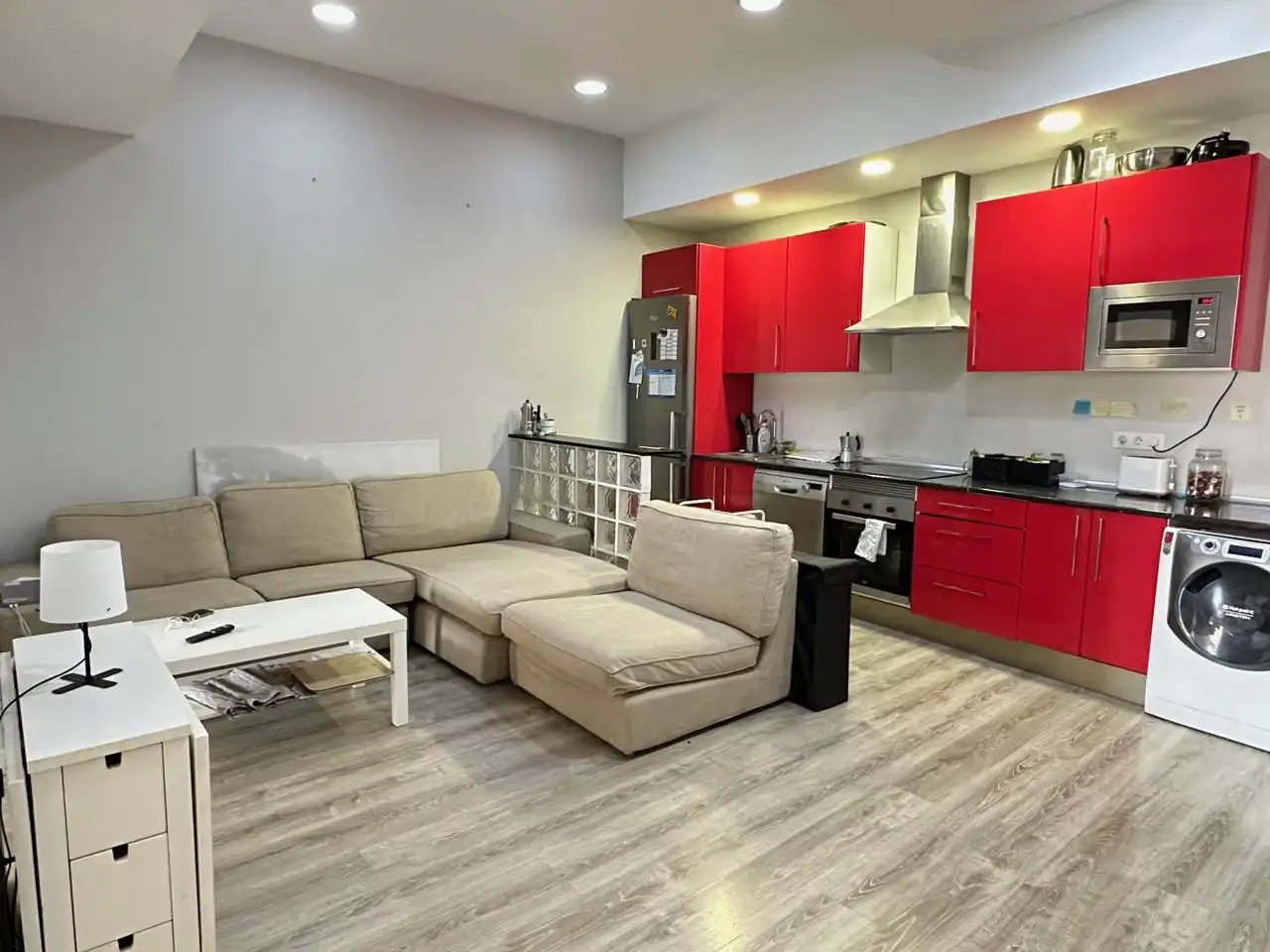 Küche von Wohnung zur Miete in Madrid mit Klimaanlage, Möbliert und Balkon