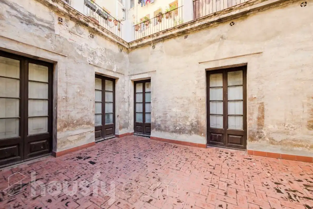 Vista exterior de Planta baja en venta en Barcelona con Parquet