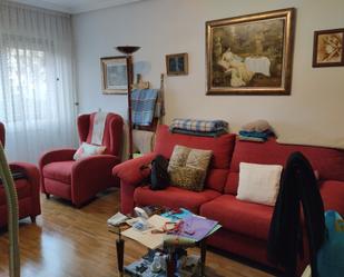 Living room of Flat for sale in Laredo  with Heating, Private garden and Furnished