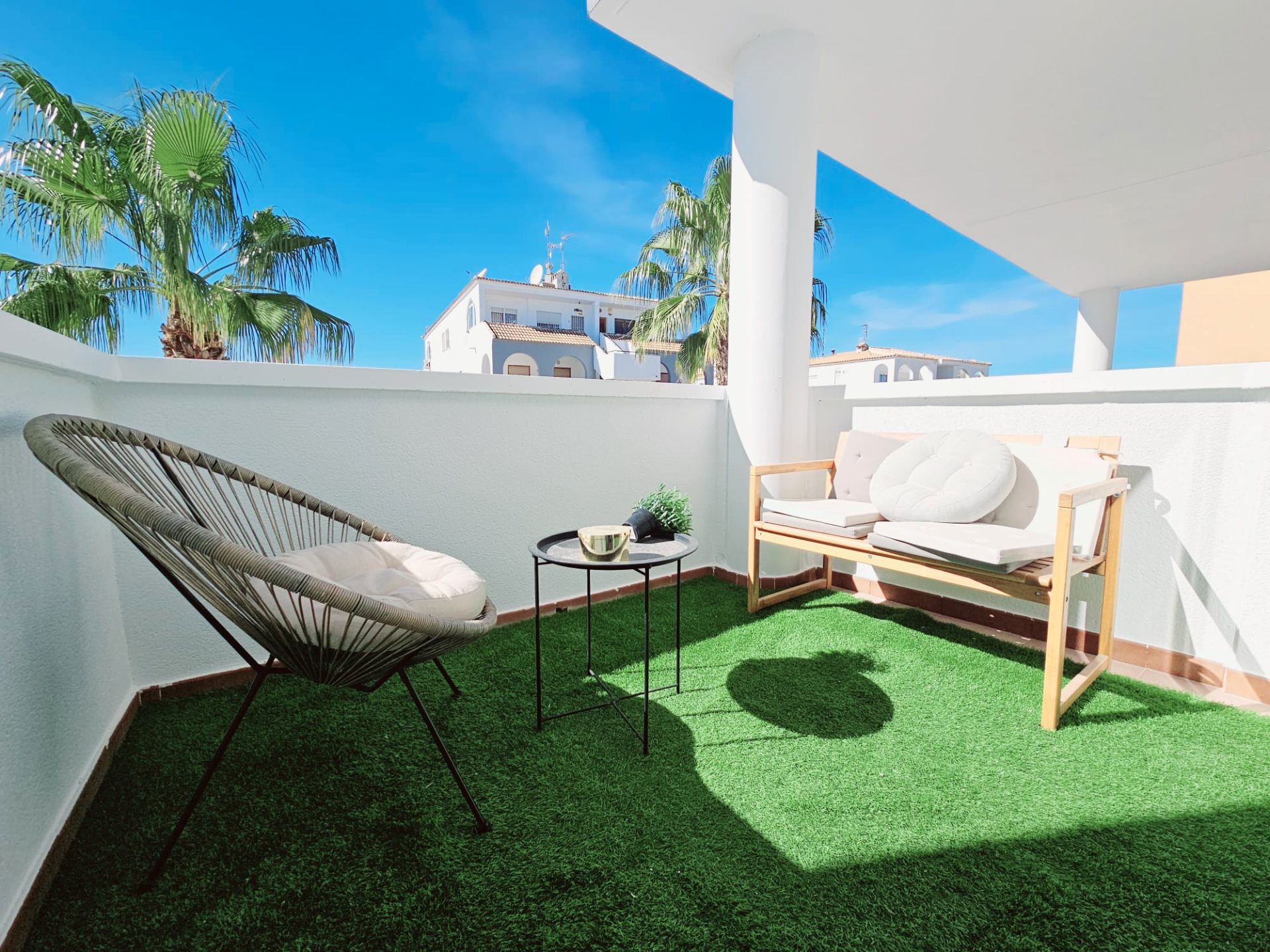 Terrassa de Apartament en venda en Orihuela amb Aire condicionat, Terrassa i Moblat