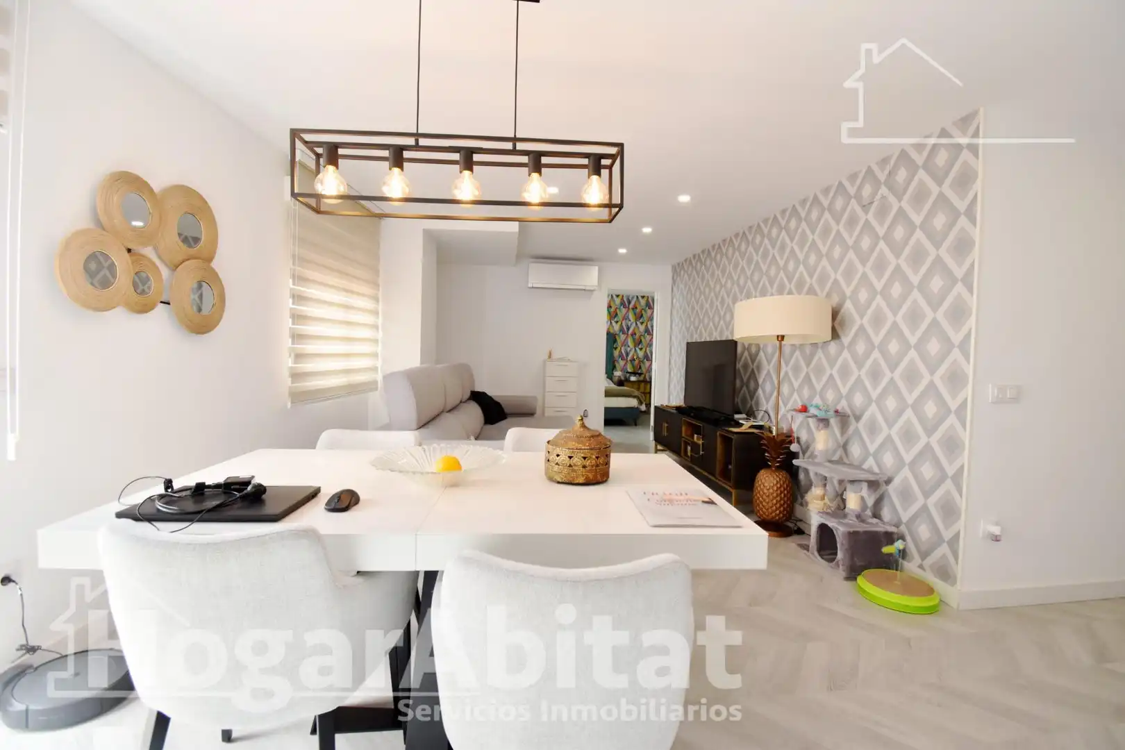 Sala de estar de Piso en venta en Oliva con Aire acondicionado, Calefacción y Terraza