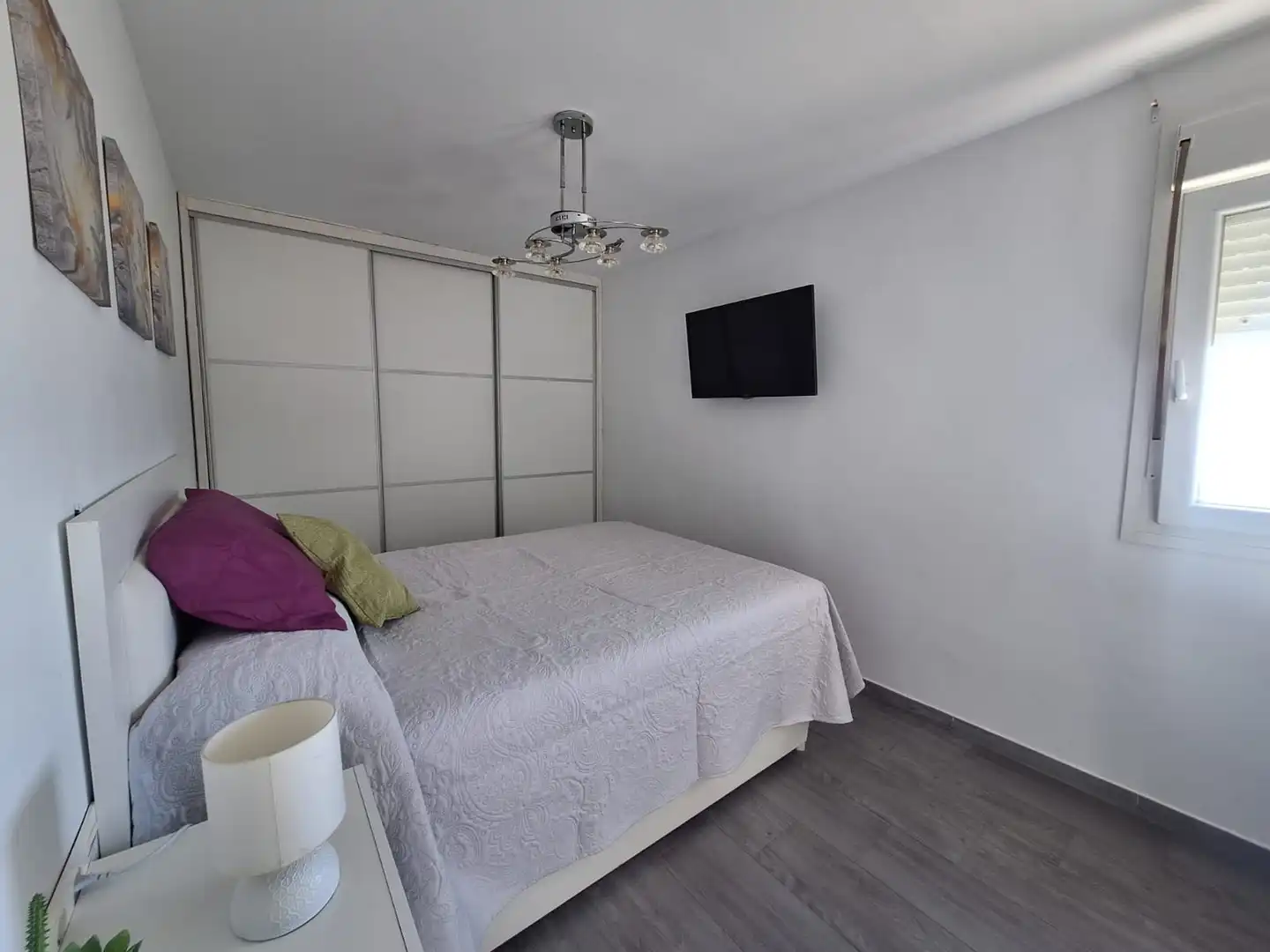 Schlafzimmer von Wohnung zur Miete in La Línea de la Concepción mit Terrasse, Möbliert und Ofen