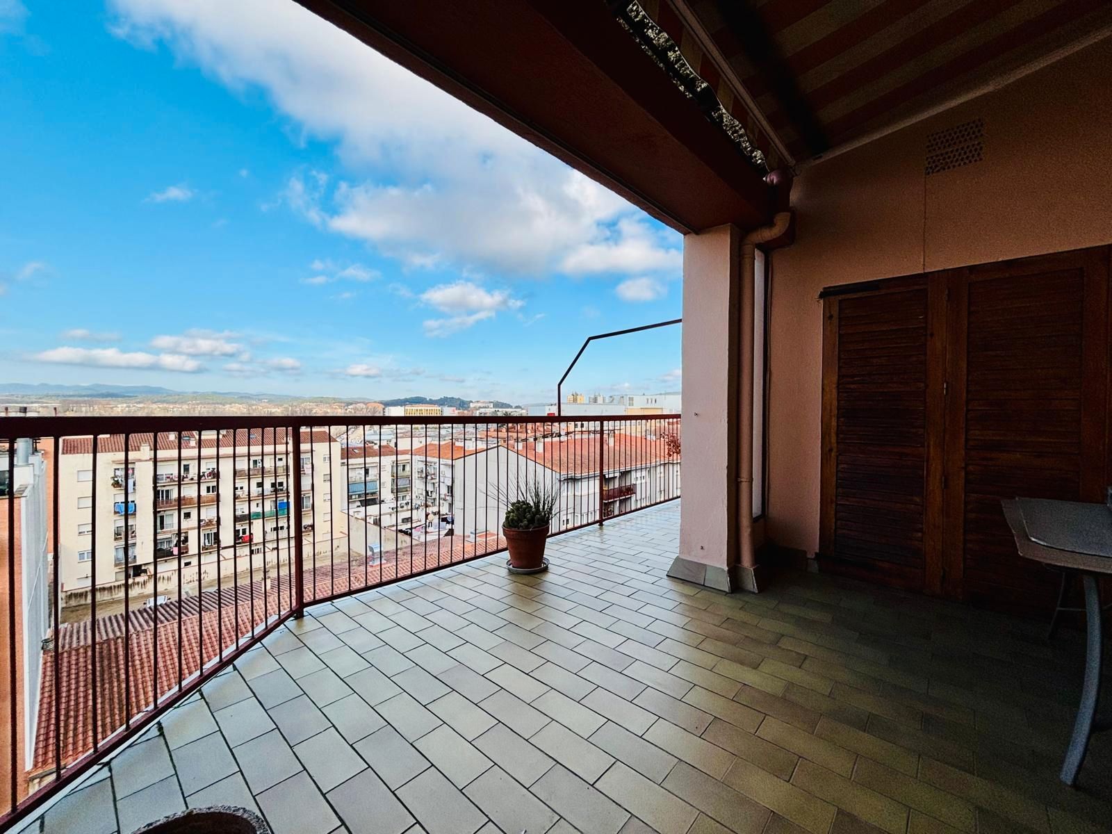 Balcony of Attic for sale in Girona Capital  with Air Conditioner, Heating and Terrace