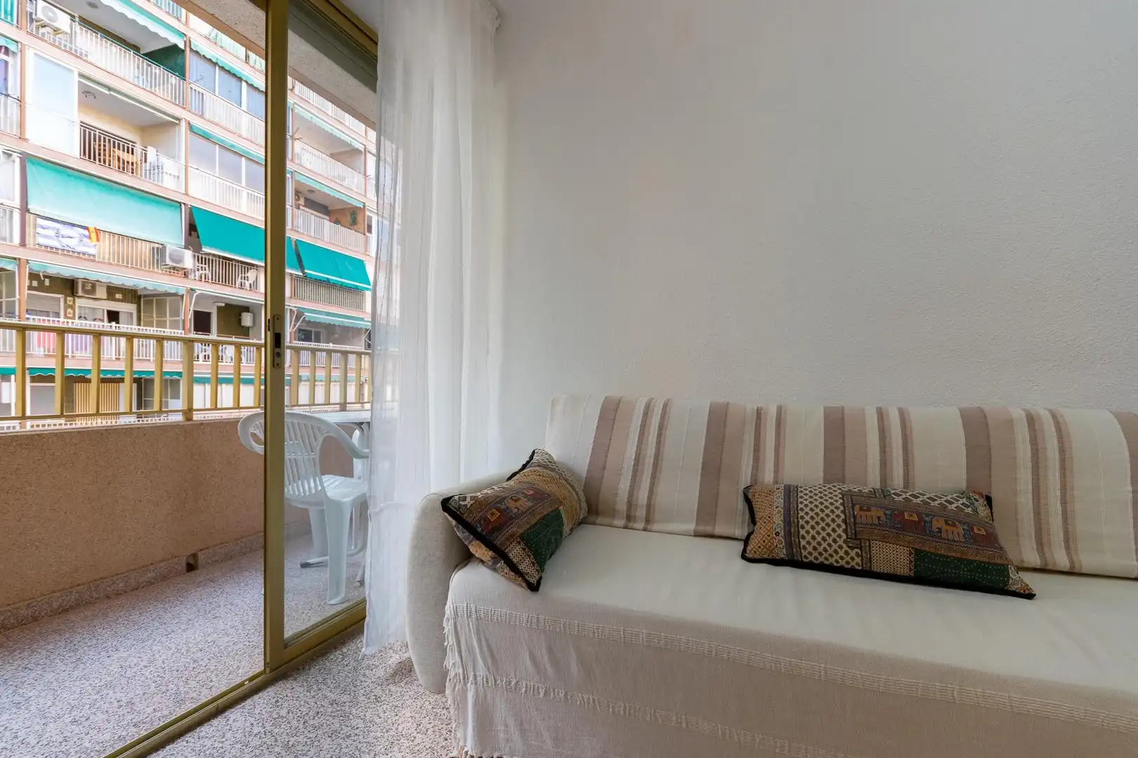 Terrasse von Wohnung zur Miete in Santa Pola mit Klimaanlage, Terrasse und Möbliert