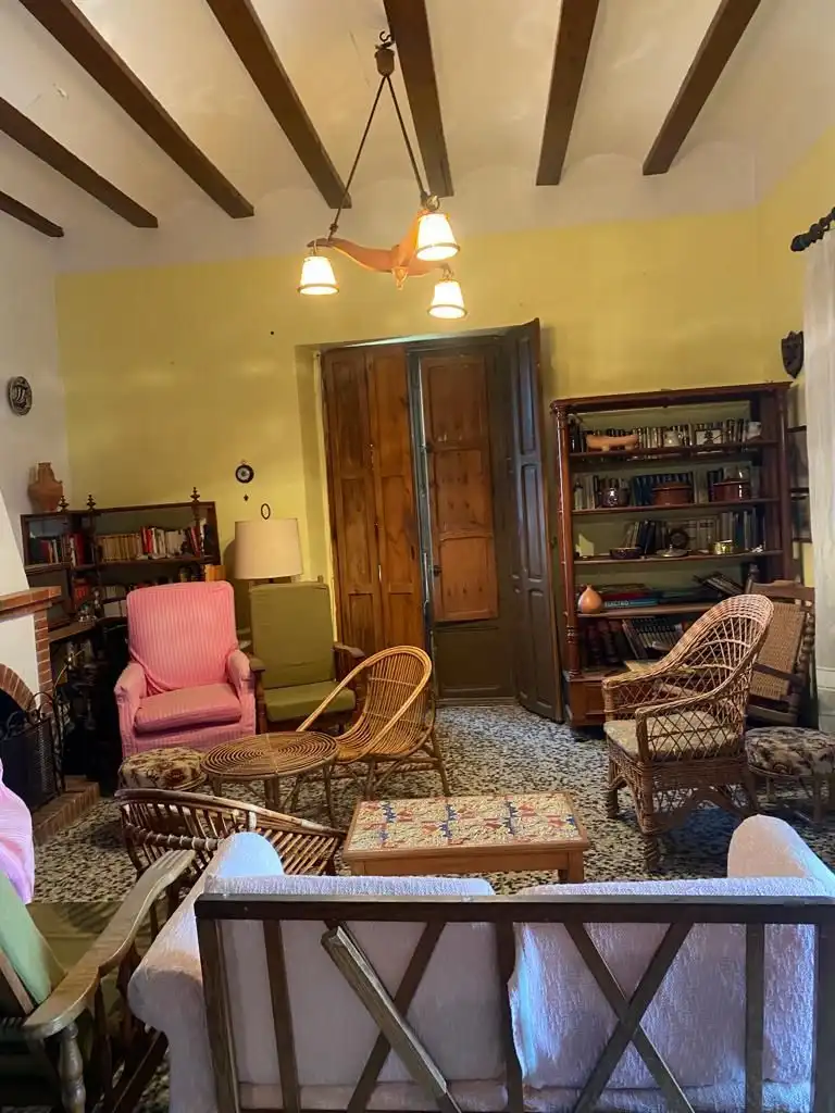 Sala de estar de Finca rústica en venta en Benifaió con Jardín privado, Terraza y Trastero