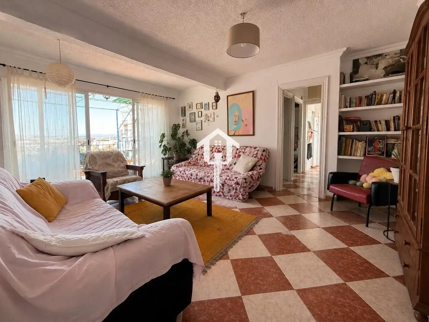 Sala d'estar de Àtic en venda en Alicante / Alacant amb Terrassa i Balcó