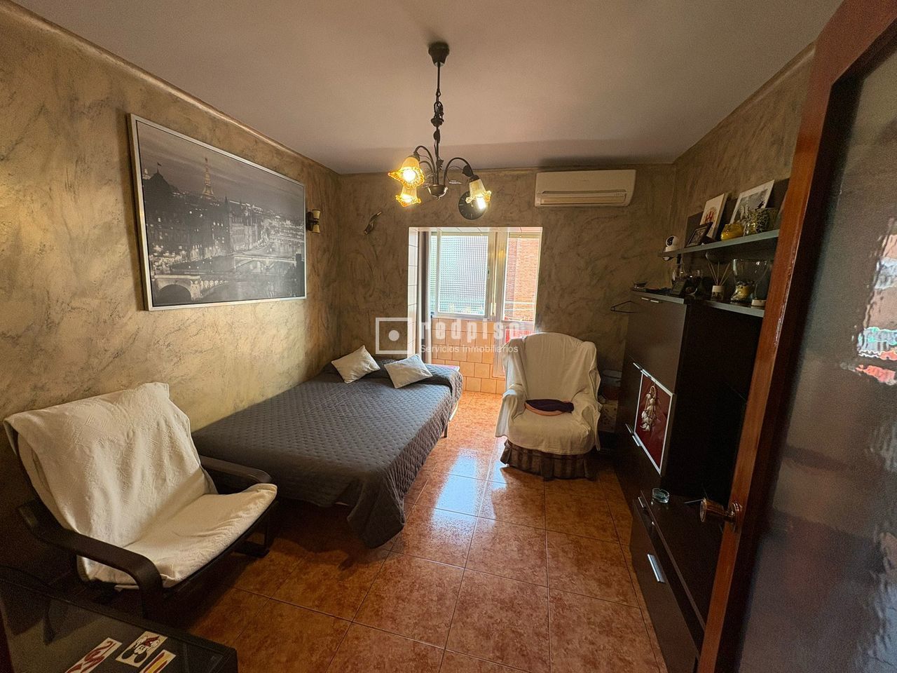 Habitación de Piso en venta en  Madrid Capital con Aire acondicionado y Terraza
