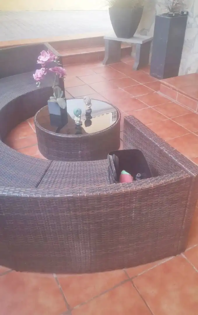 Terraza de Casa adosada en venta en Málaga con Aire acondicionado, Calefacción y Jardín privado