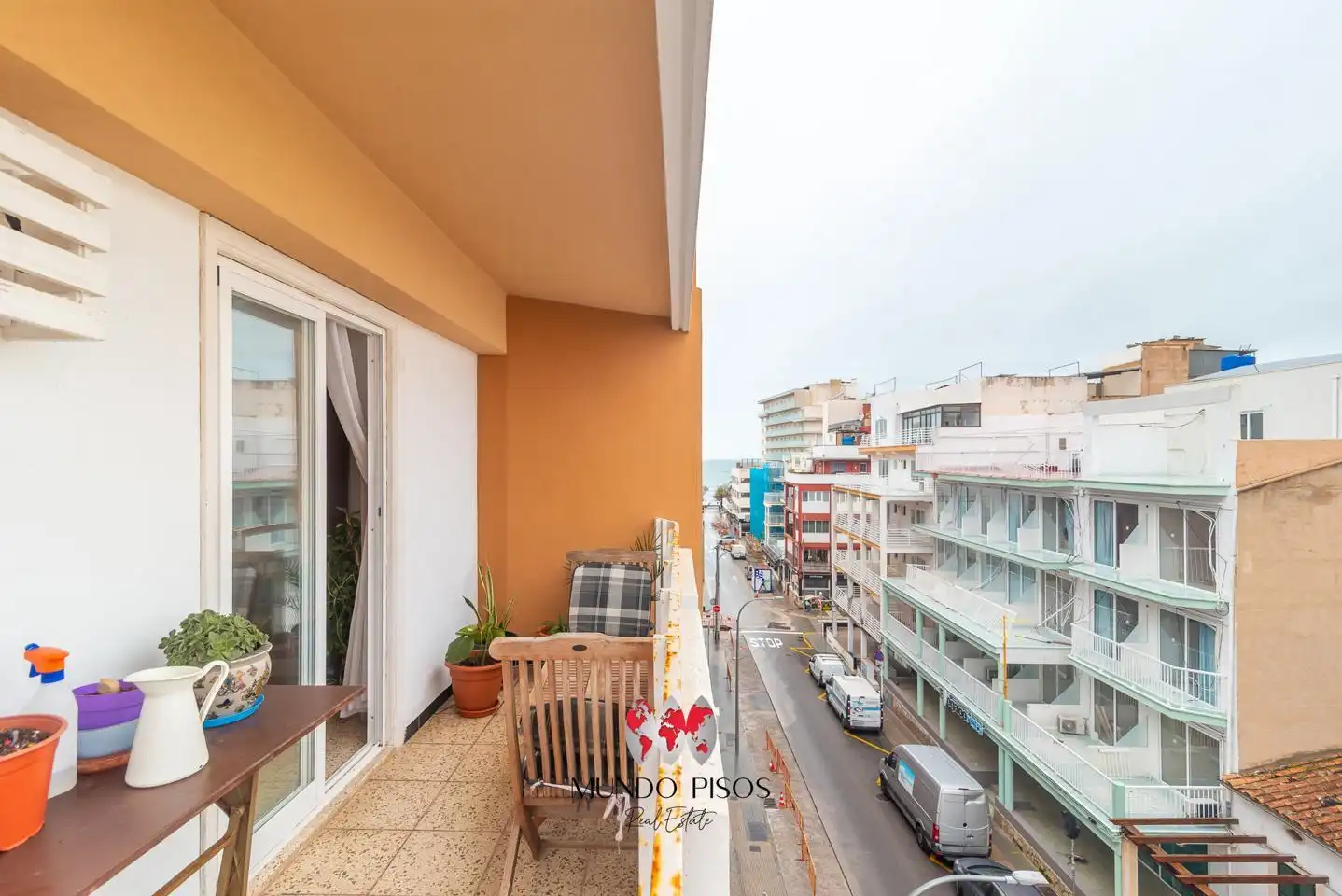 Terrasse von Wohnung zum Verkauf in  Palma de Mallorca mit Klimaanlage, Heizung und Abstellraum
