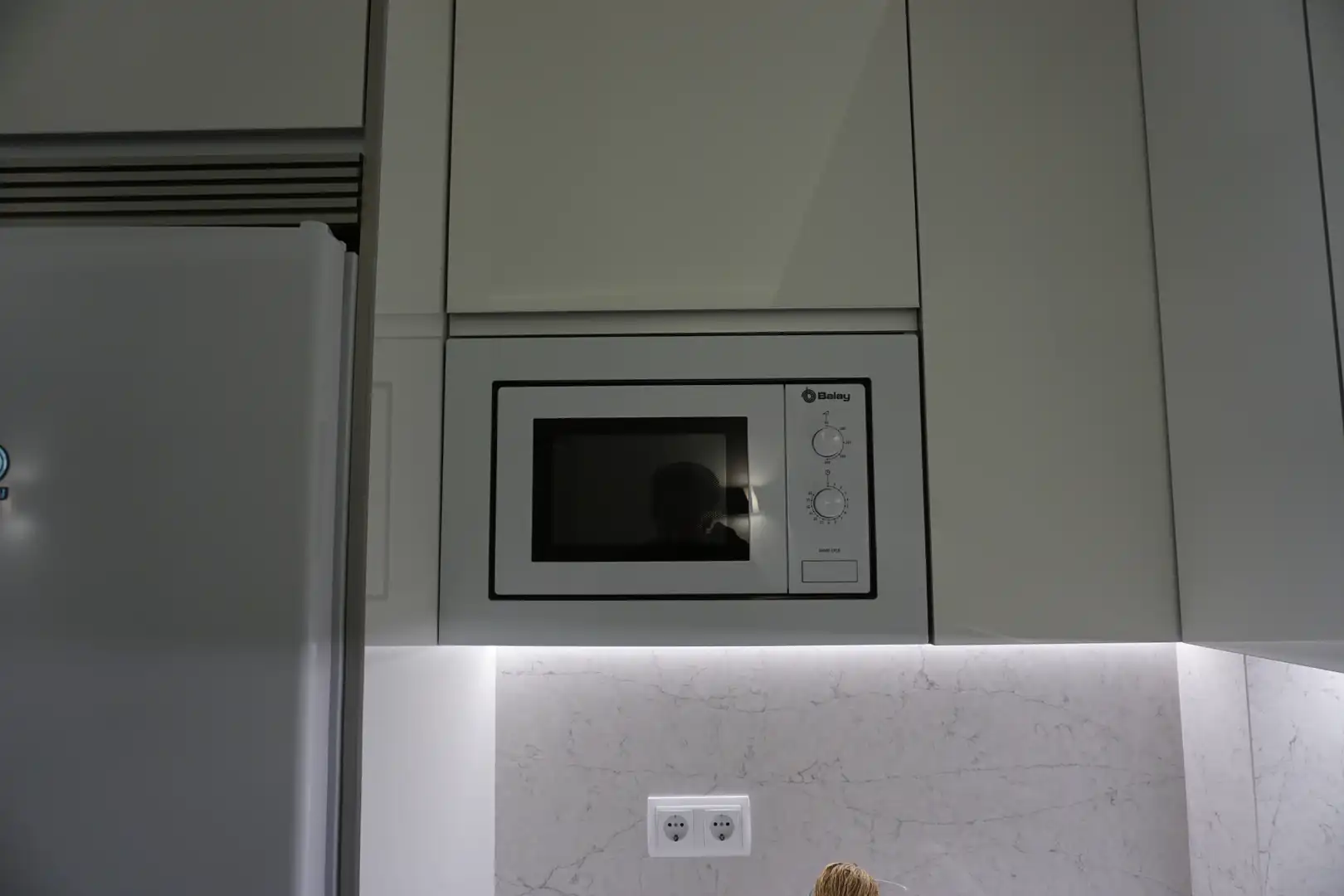 Cuina de Apartament de lloguer en Madrid amb Calefacció i Moblat
