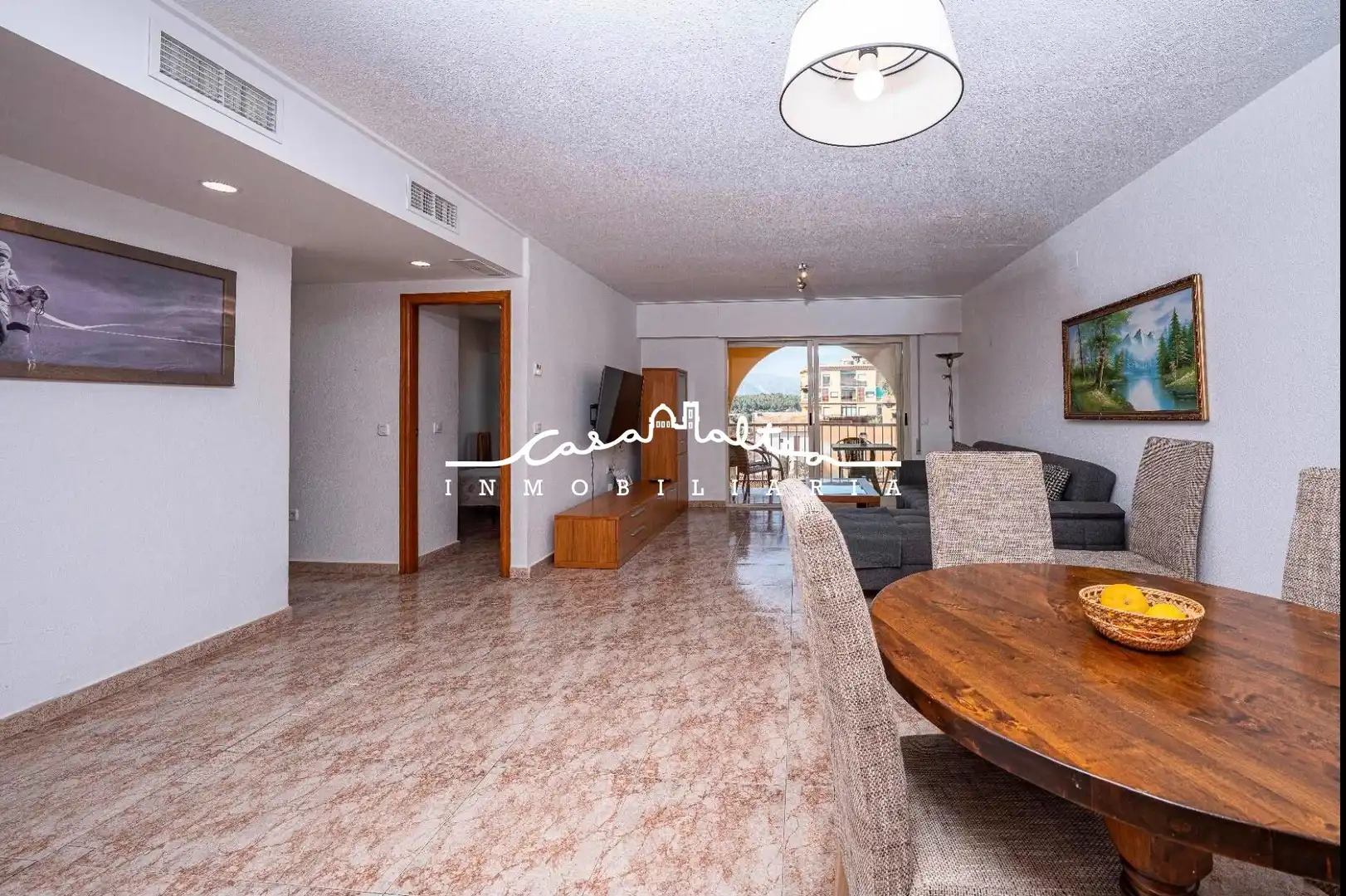 Living room of Attic for sale in Polop  with Air Conditioner, Terrace and Furnished
