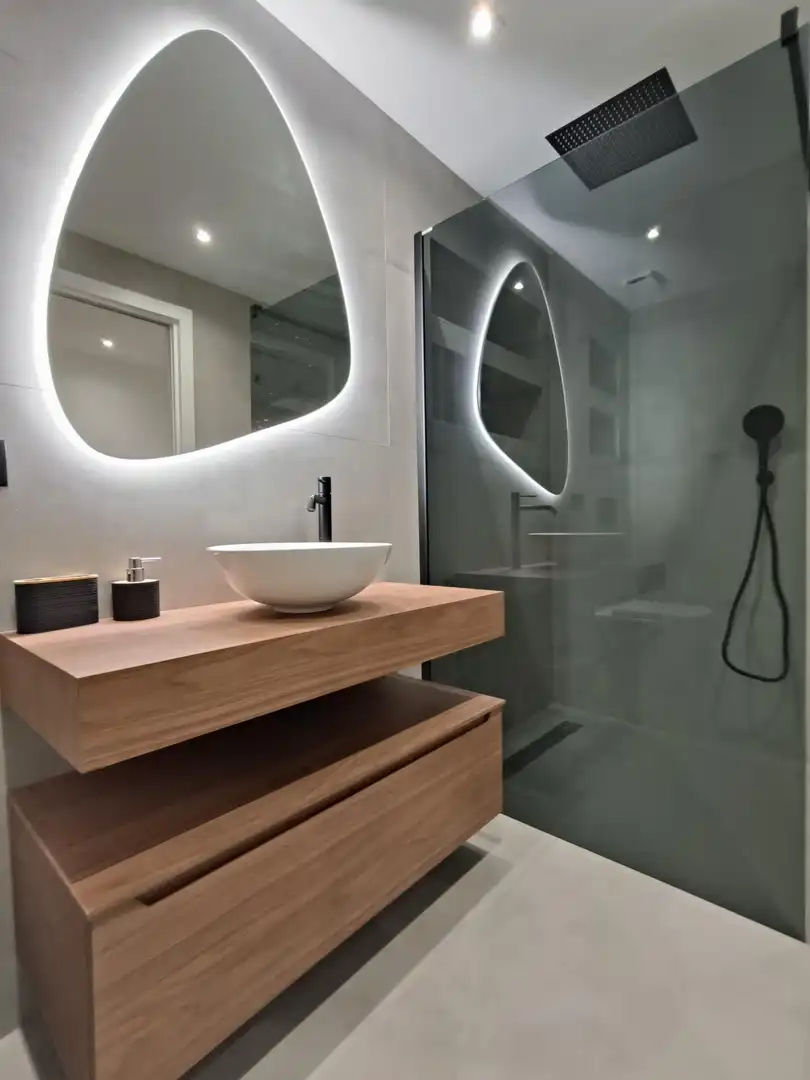 Badezimmer von Wohnung zur Miete in Castellón de la Plana / Castelló de la Plana mit Klimaanlage und Heizung