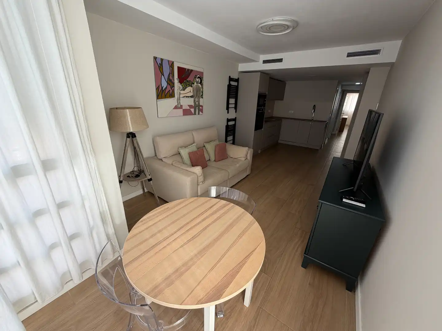 Sala de estar de Piso de alquiler en Valencia con Amueblado, Horno y Lavadora