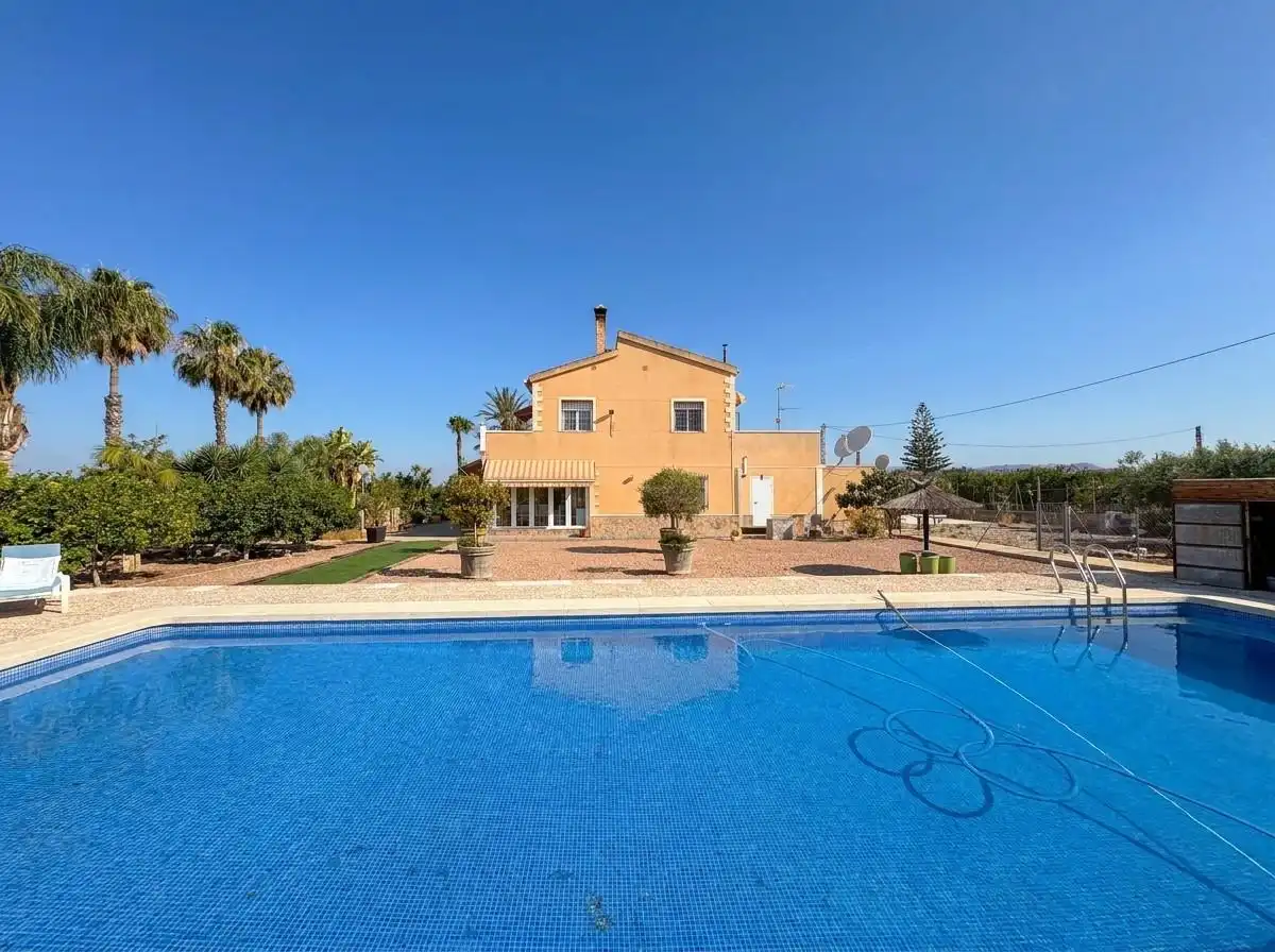 Exterior view of Houses for sale in Elche / Elx  with Swimming Pool