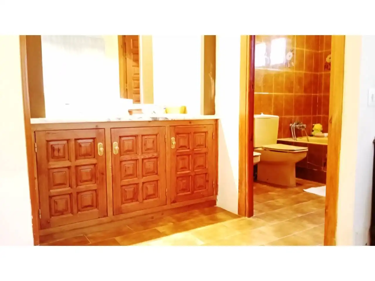 Bathroom of Houses for sale in Roquetas de Mar  with Air Conditioner, Heating and Private garden