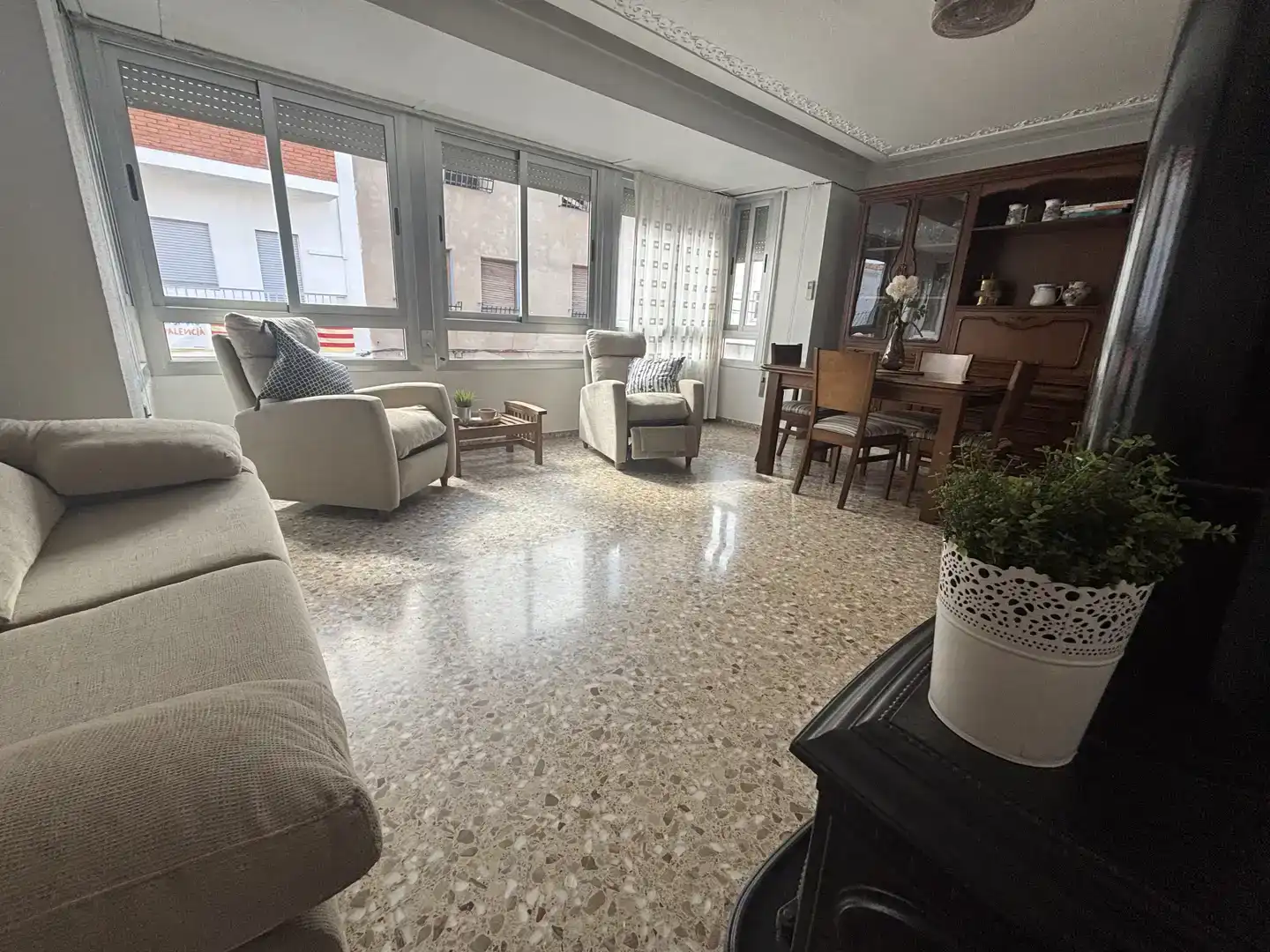 Wohnzimmer von Wohnung zur Miete in Faura, Valencia