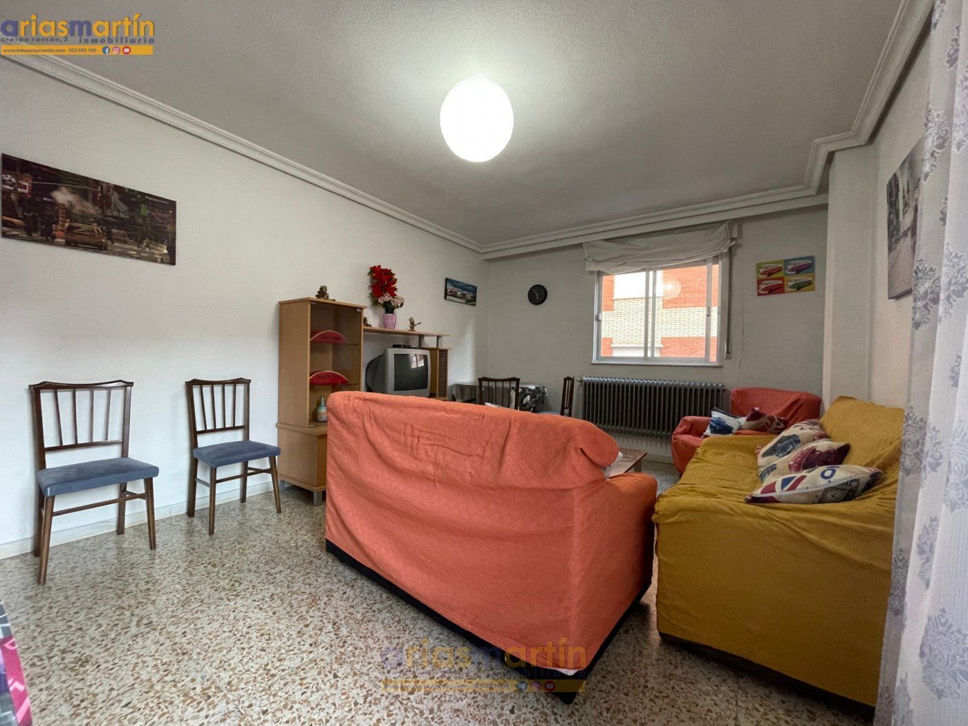Living room of Flat to rent in Salamanca Capital  with Heating, Terrace and Furnished