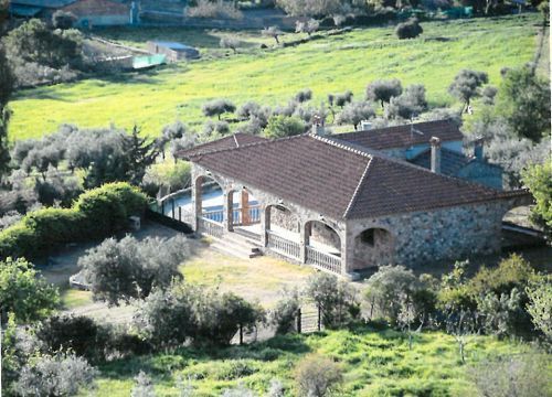 Exterior view of House or chalet for sale in Herrera del Duque  with Storage room and Swimming Pool