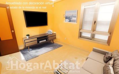 Sala d'estar de Pis en venda en  Valencia Capital amb Terrassa, Balcó i Alarma