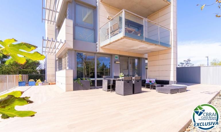 Terraza de Apartamento en venta en Roses con Aire acondicionado, Calefacción y Parquet