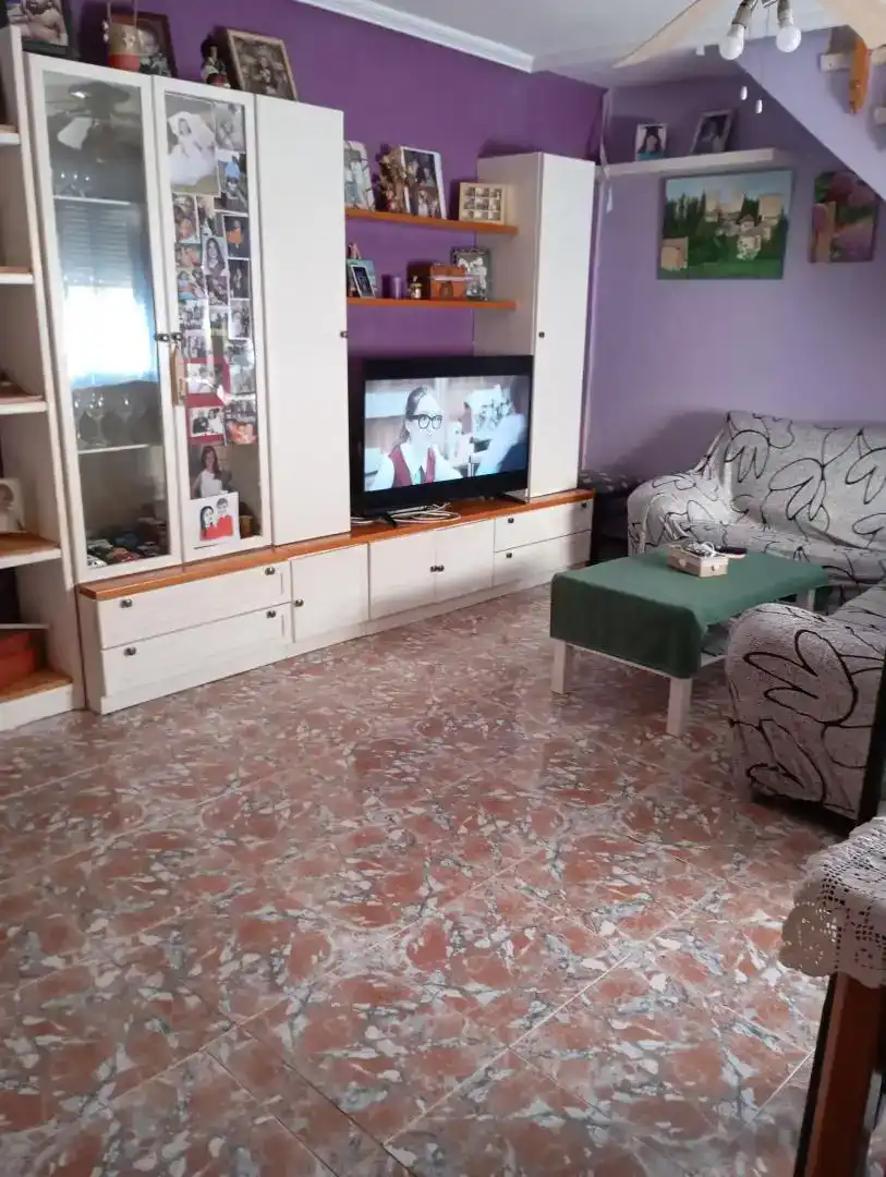 Sala d'estar de Casa adosada en venda en Blanca amb Balcó