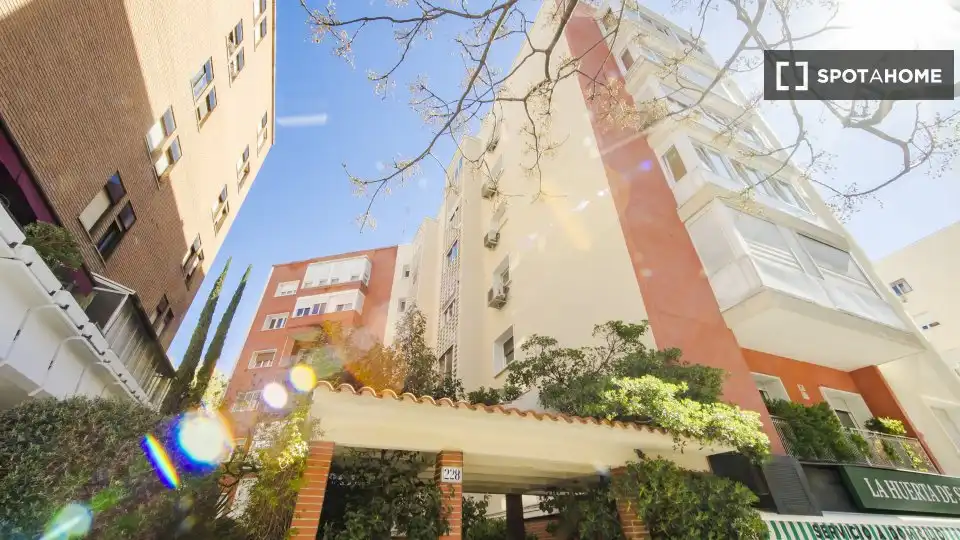 Vista exterior de Pis de lloguer en Madrid amb Aire condicionat, Calefacció i Moblat