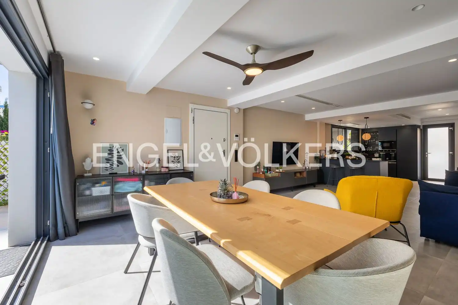 Dining room of Houses for sale in Gandia  with Air Conditioner, Heating and Private garden