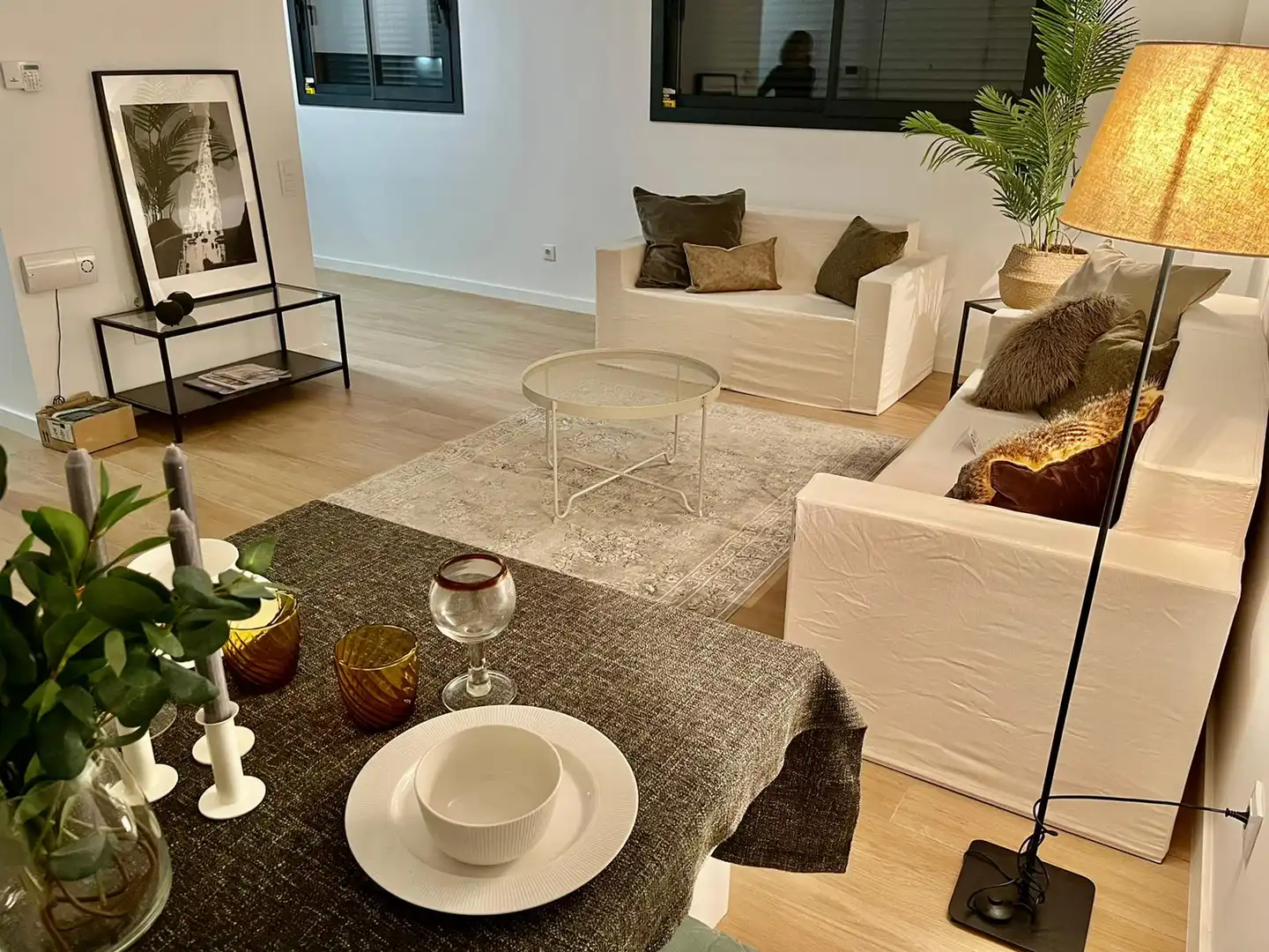 Sala de estar de Piso en venta en El Prat de Llobregat con Aire acondicionado, Calefacción y Terraza