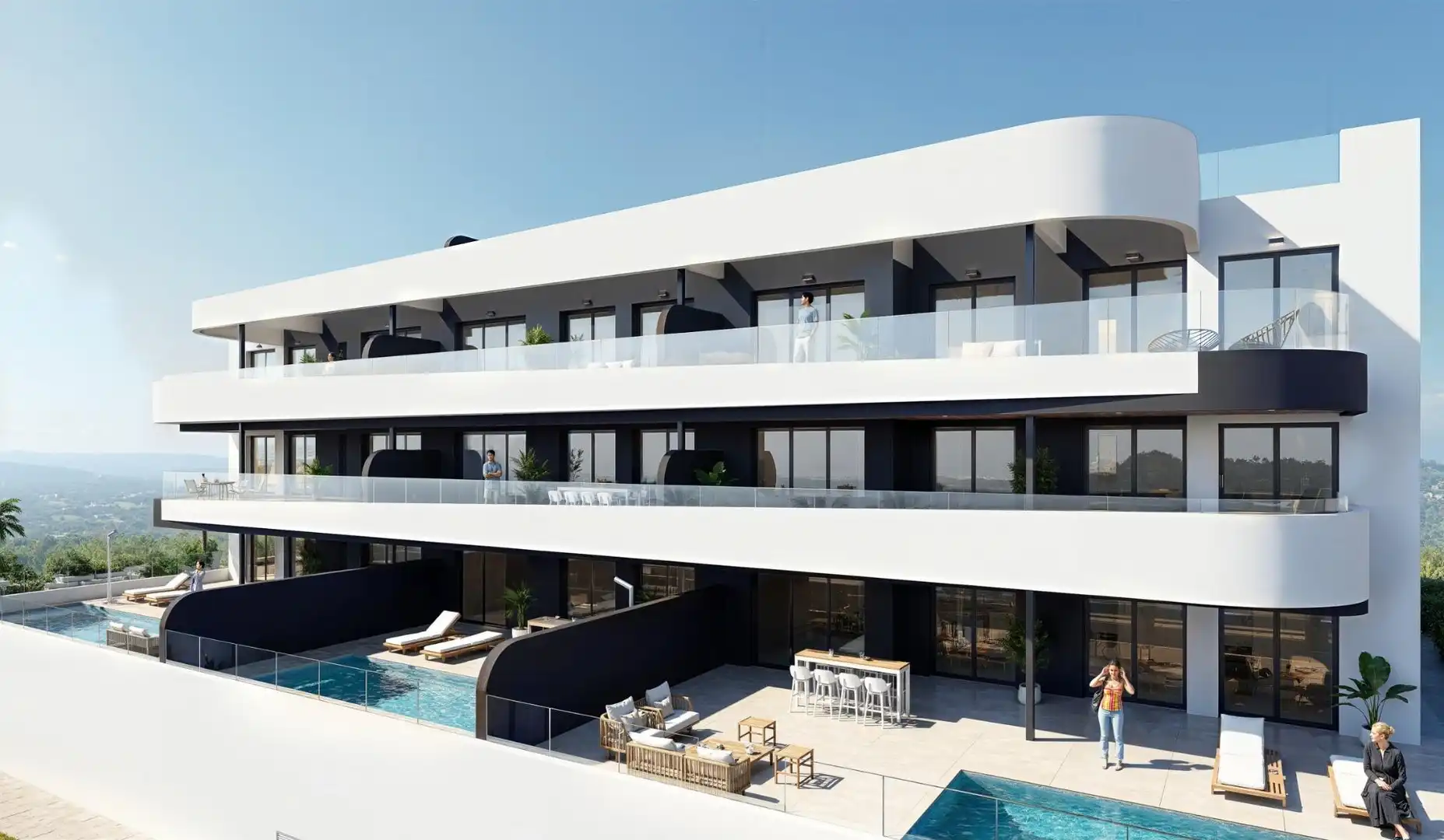 Appartement avec piscine à vendre à Las Lomas de Rame - Bahía Bella, imagen 4