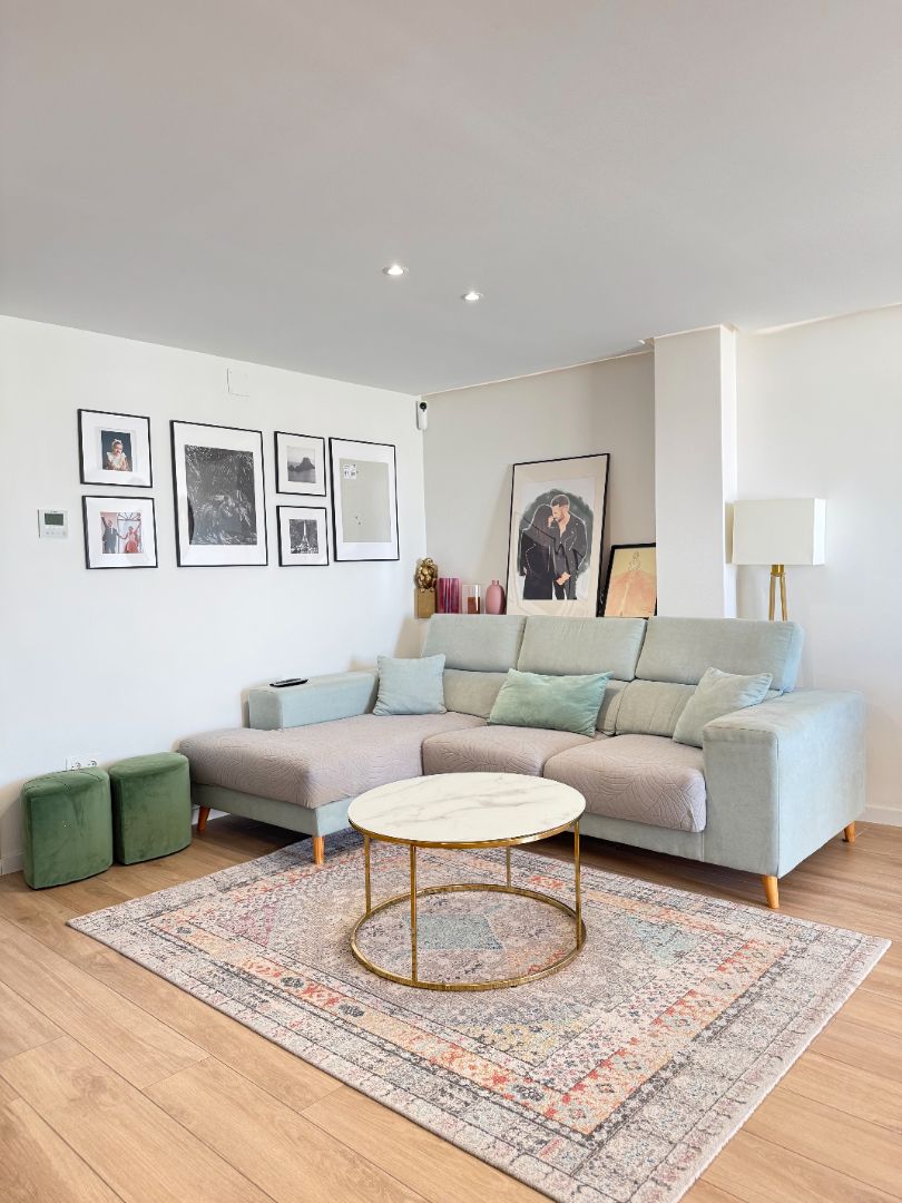 Living room of Attic for sale in Burriana / Borriana  with Air Conditioner, Heating and Terrace