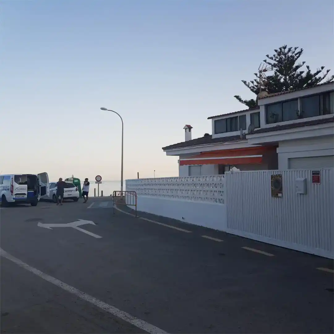 Vista exterior de Casa o chalet en venta en Gualchos con Piscina