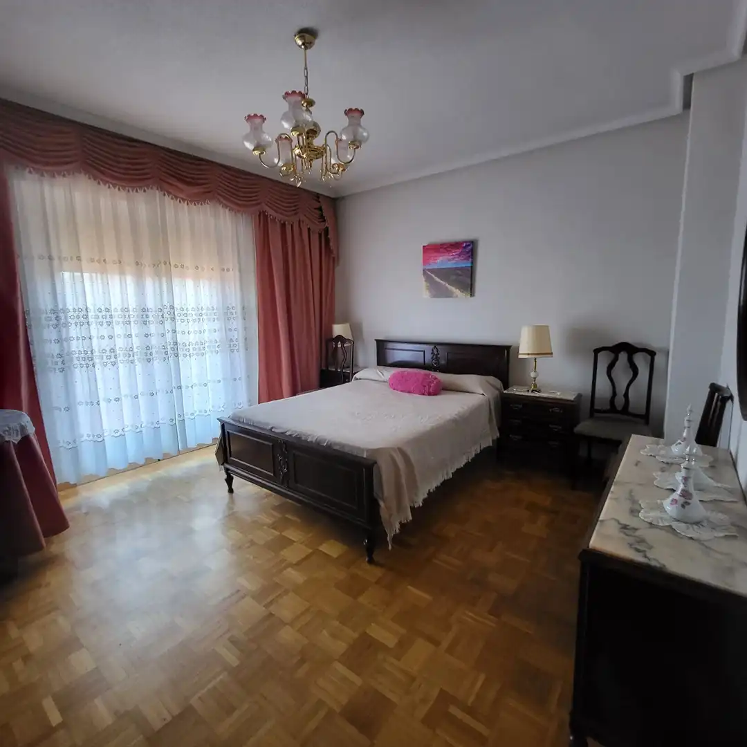 Schlafzimmer von Wohnung zur Miete in Ávila mit Heizung, Terrasse und Möbliert