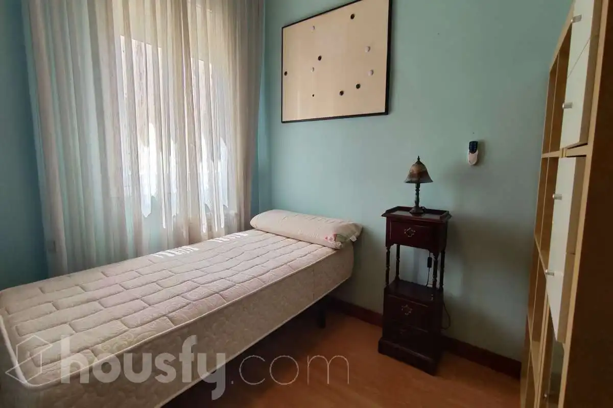 Bedroom of Flat for rent in Madrid  with Air Conditioner, Heating and Parquet flooring