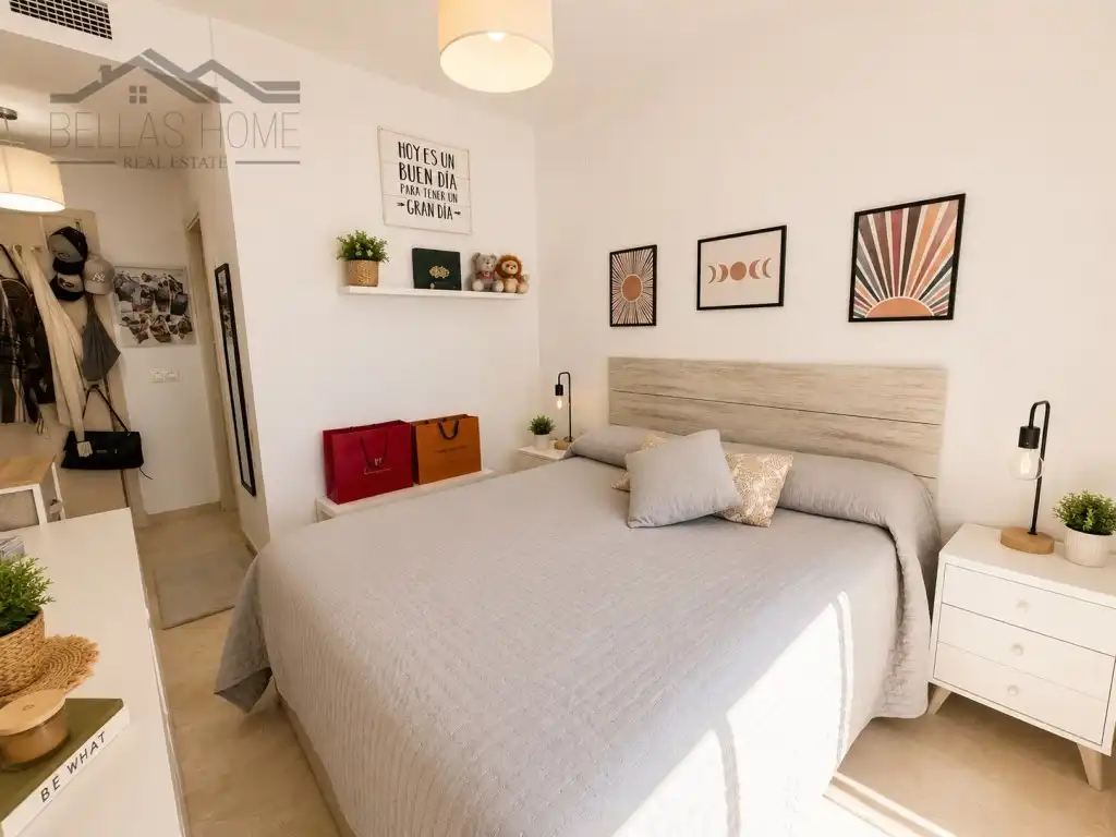 Schlafzimmer von Maisonette zum Verkauf in Estepona mit Klimaanlage, Terrasse und Schwimmbad