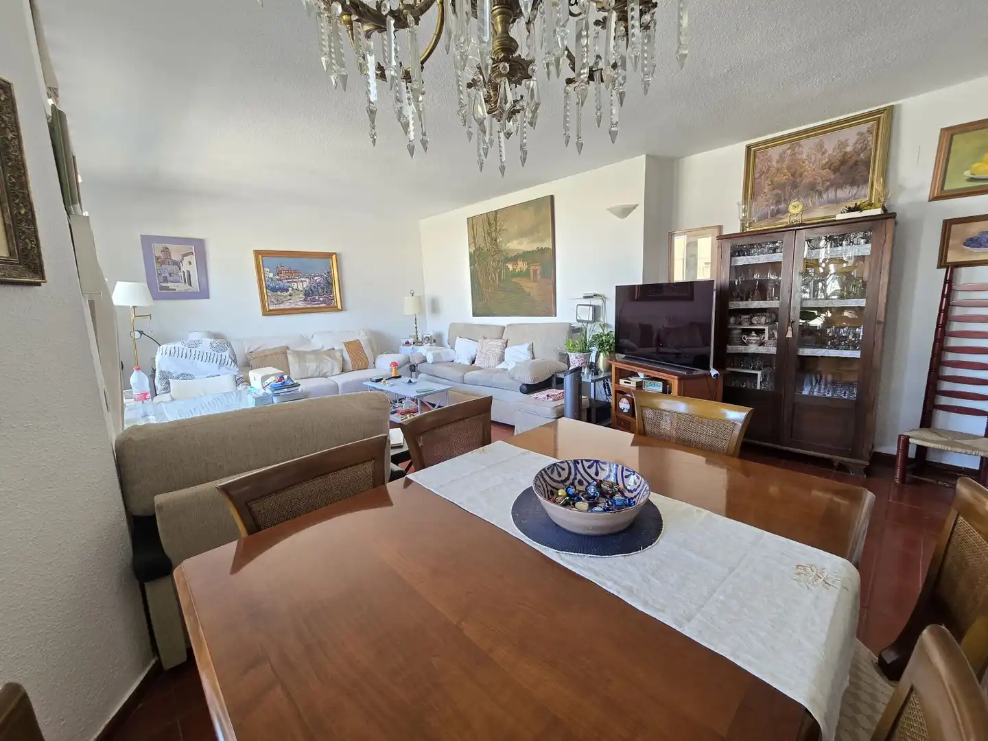 Living room of Flat for sale in Málaga  with Air Conditioner, Heating and Terrace