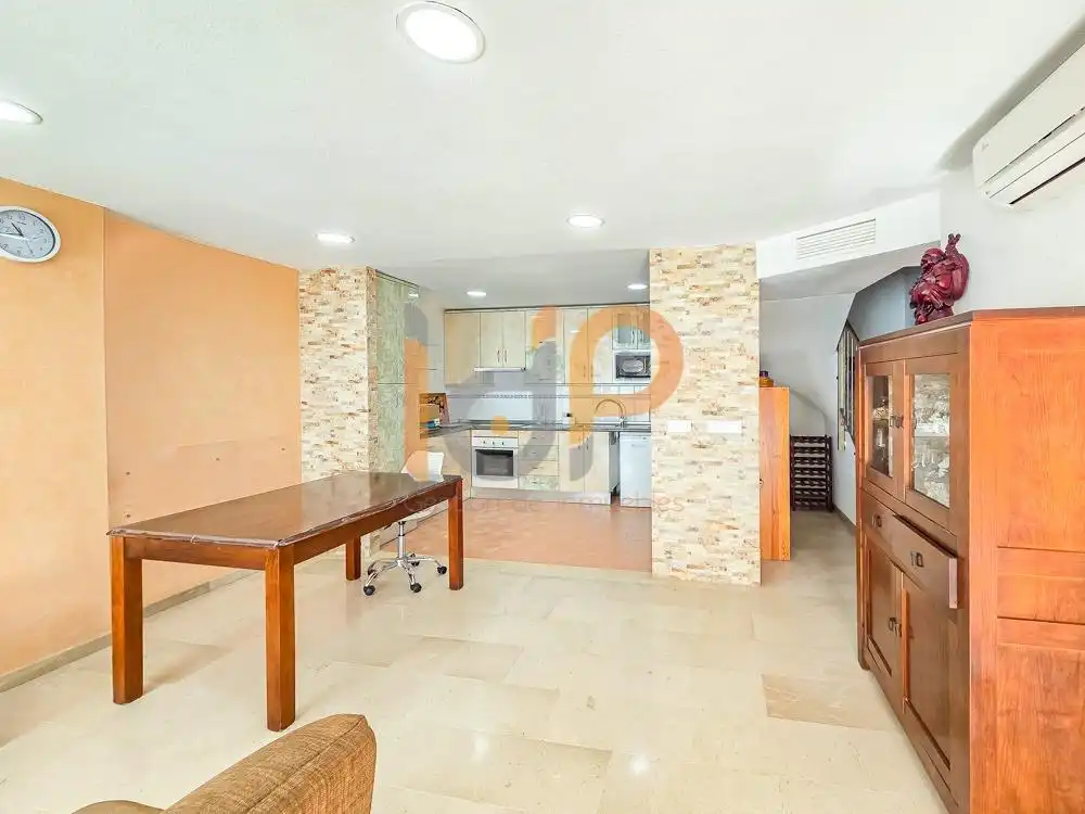Cocina de Dúplex en venta en Garrucha con Aire acondicionado, Terraza y Trastero