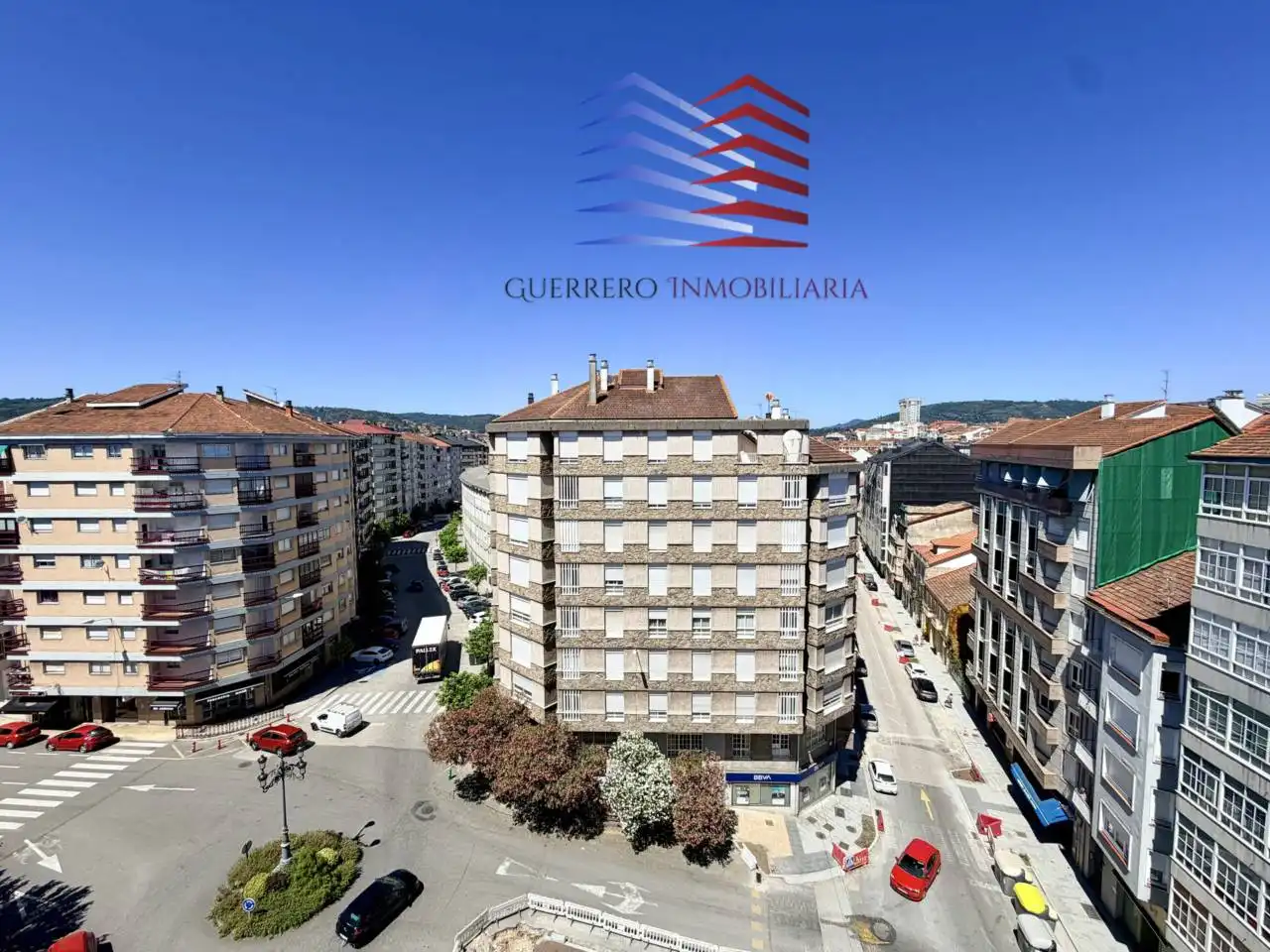 Vista exterior de Pis de lloguer en Ourense Capital  amb Calefacció, Parquet i Traster