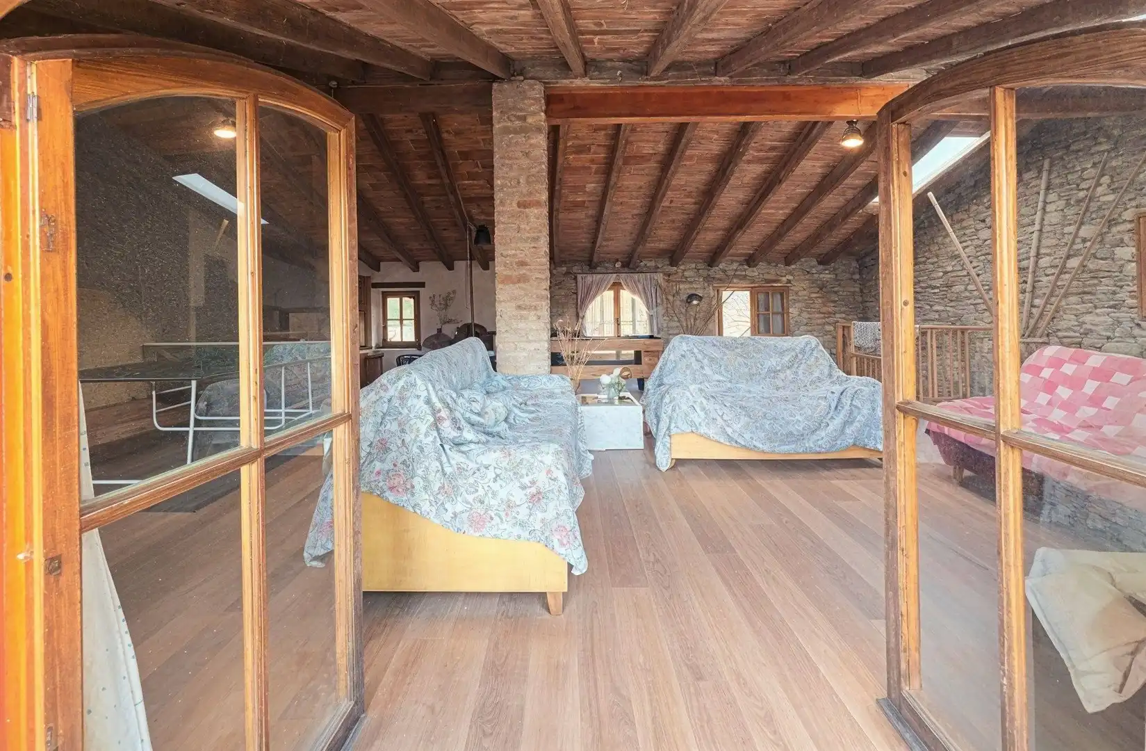 Sala de estar de Casa o chalet en venta en Aiguamúrcia con Terraza, Amueblado y Balcón