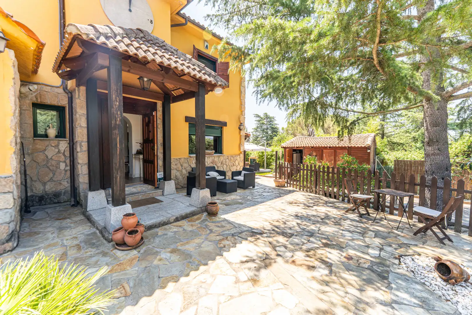 Terrassa de Casa o xalet en venda en Alpedrete amb Calefacció, Jardí privat i Terrassa