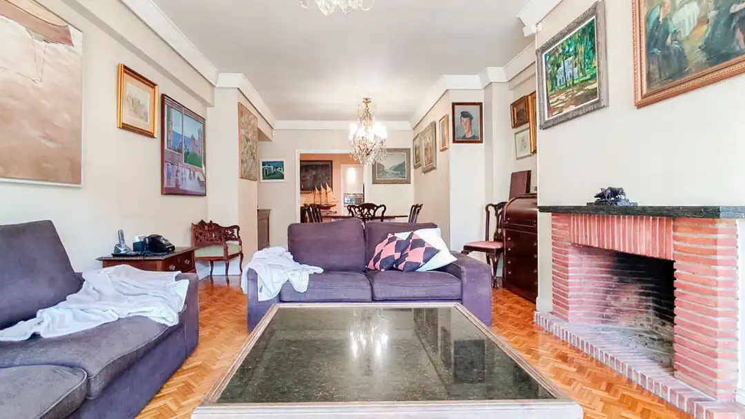 Sala de estar de Piso en venta en Donostia - San Sebastián  con Calefacción, Balcón y Alarma