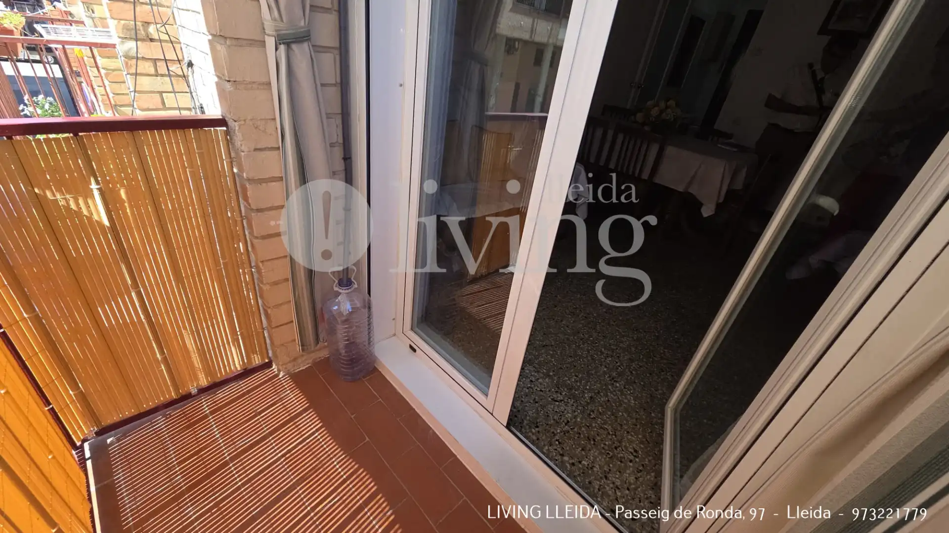Balcony of Flat for sale in Lleida  with Air Conditioner, Heating and Furnished