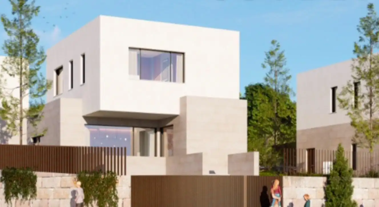 Vista exterior de Casa o chalet en venta en Vigo  con Calefacción, Jardín privado y Piscina