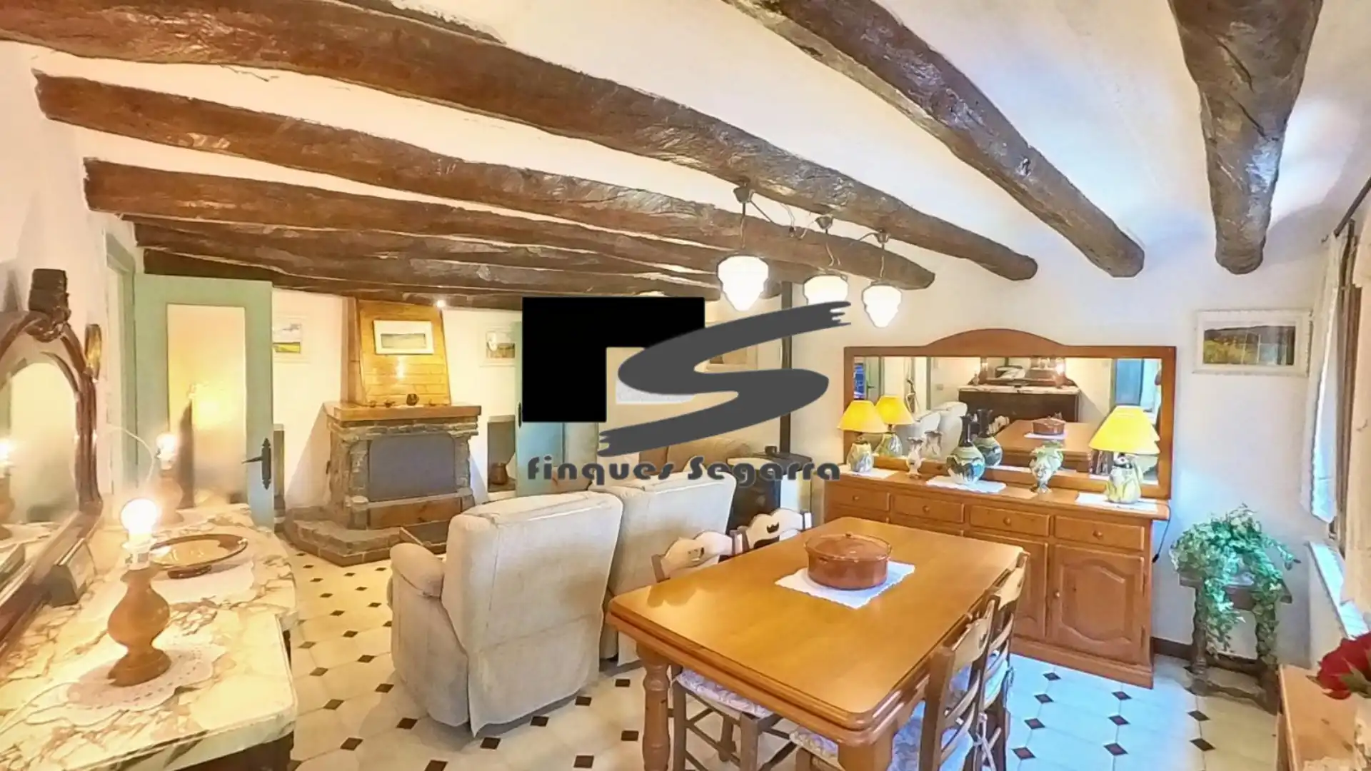 Sala d'estar de Casa o xalet en venda en Talavera amb Calefacció, Terrassa i Moblat