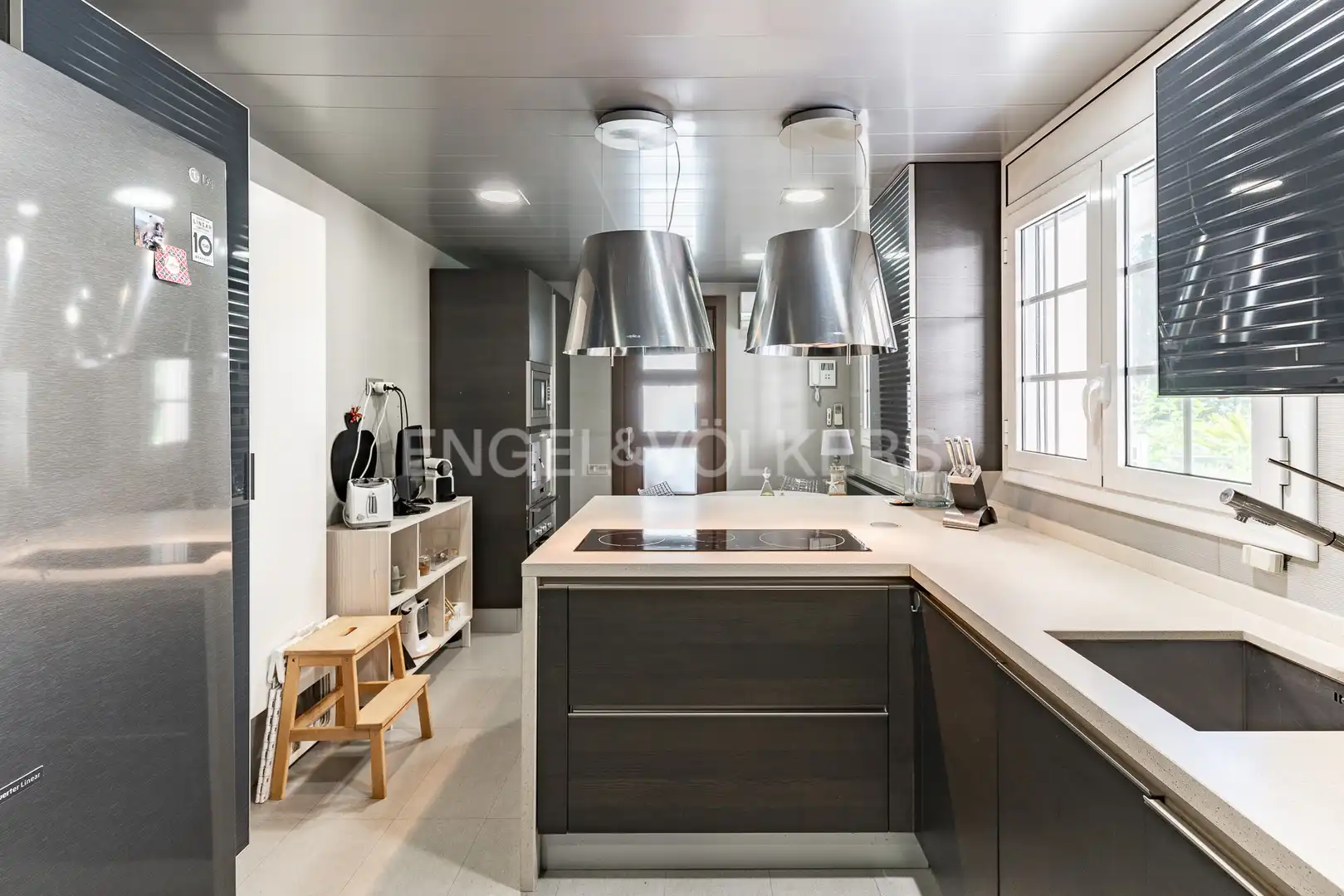 Kitchen of Flat for rent in Caldes d'Estrac  with Air Conditioner, Heating and Private garden