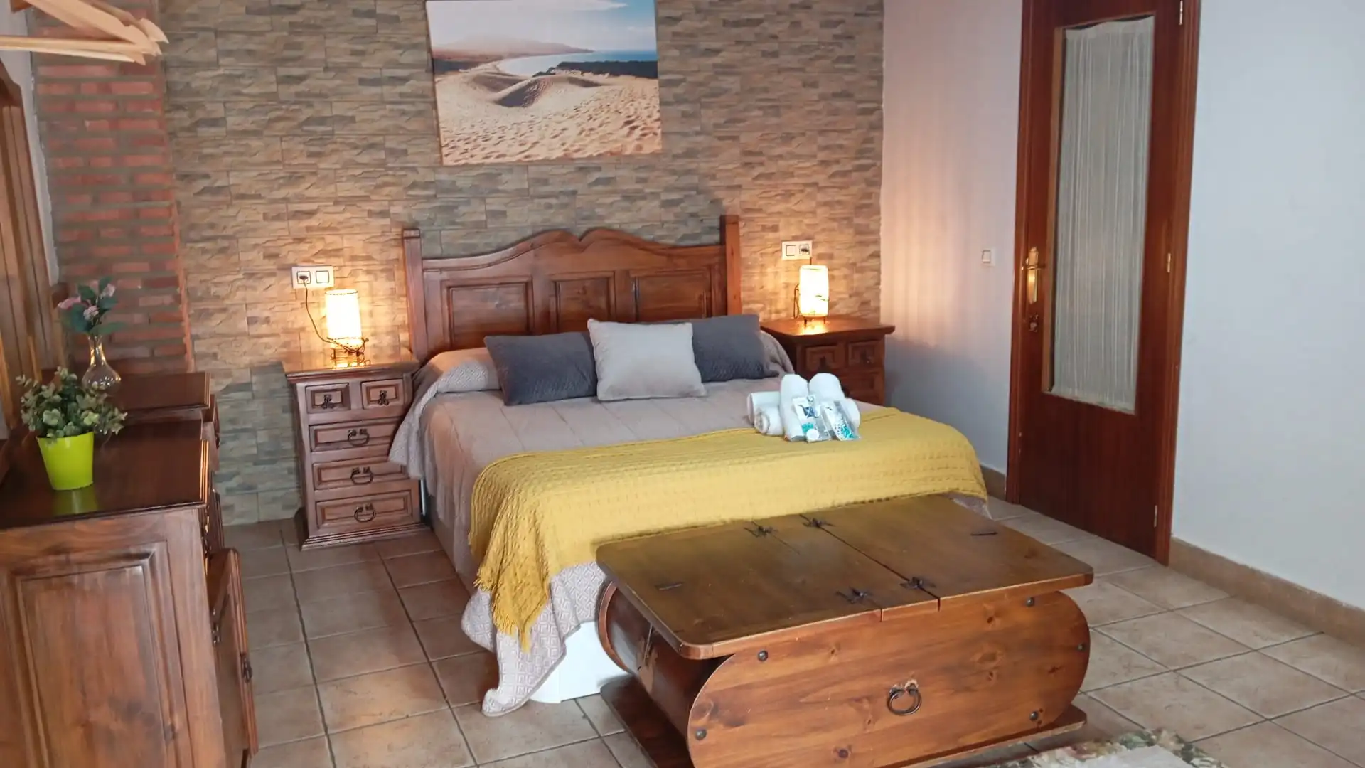 Habitación de Casa o chalet de alquiler en Barbate con Aire acondicionado, Calefacción y Jardín privado