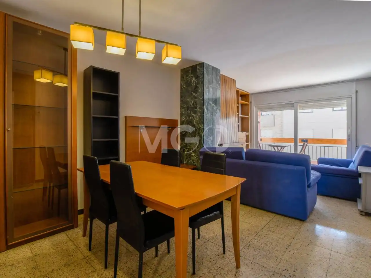 Living room of Flat for sale in Vic  with Heating, Furnished and Balcony