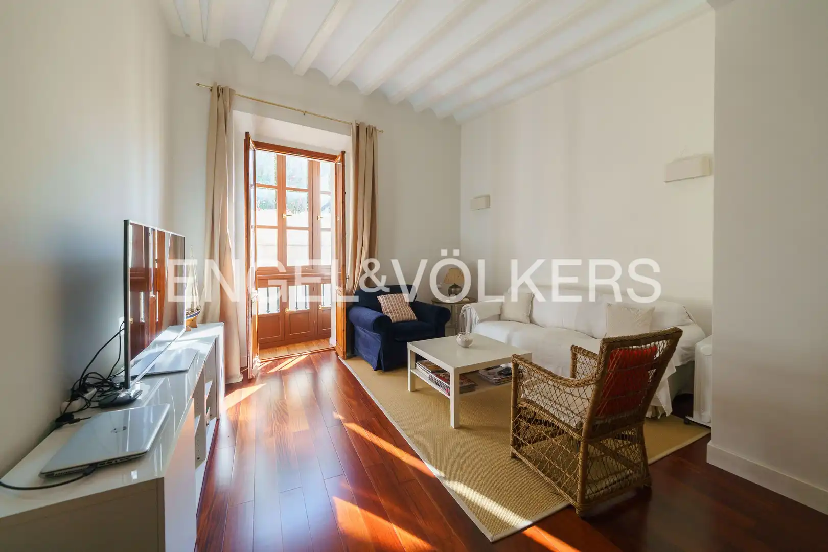 Wohnzimmer von Wohnung zum Verkauf in Cádiz mit Heizung und Balkon