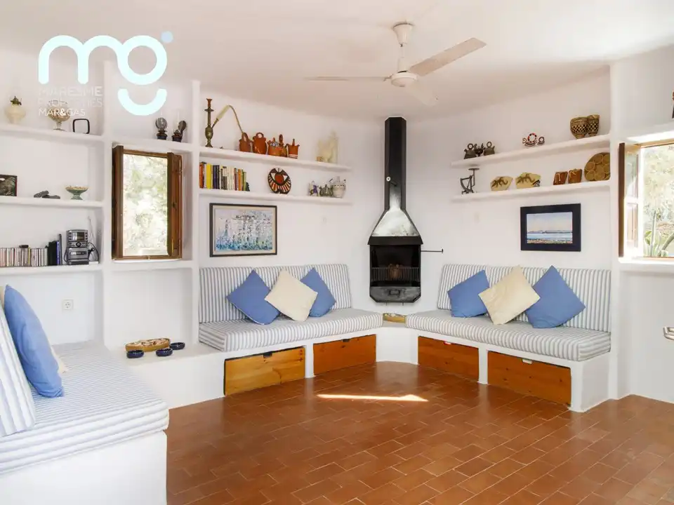 Living room of Country homes for sale in Andratx  with Air Conditioner, Heating and Private garden