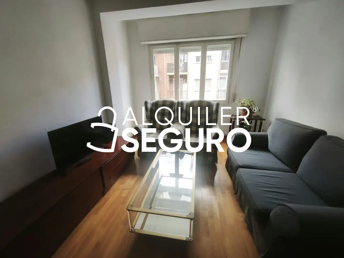 Wohnzimmer von Wohnung zur Miete in Zaragoza mit Heizung, Terrasse und Möbliert